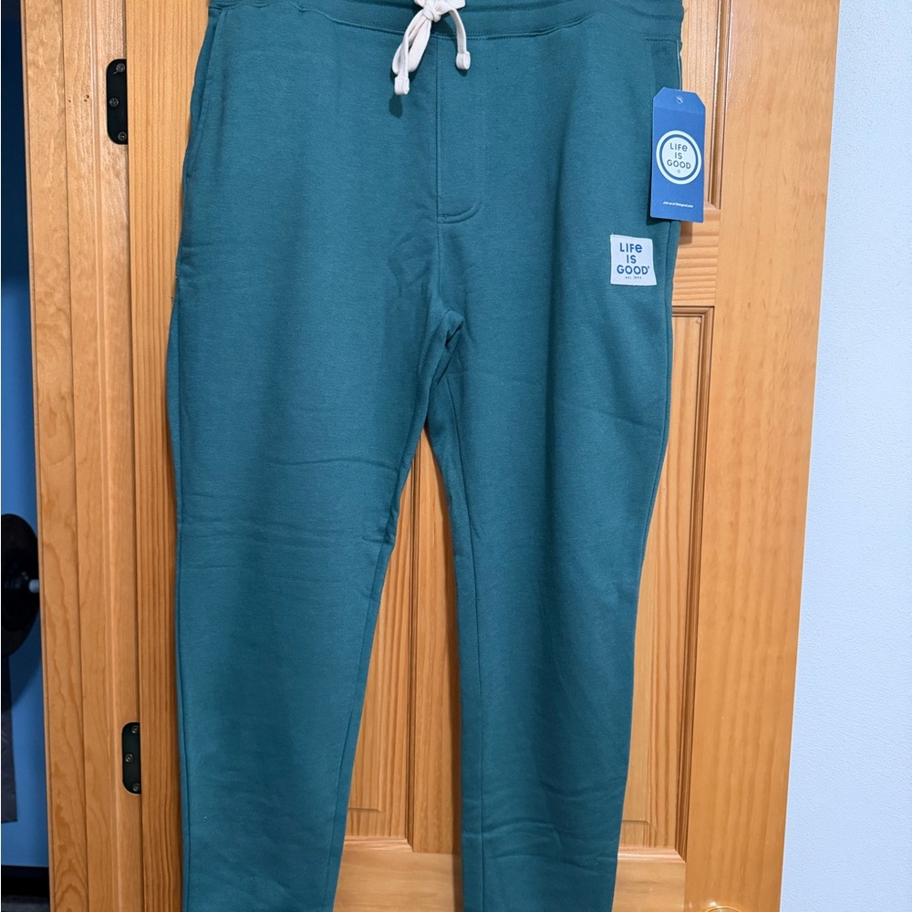 Life Is Good Teal Pants